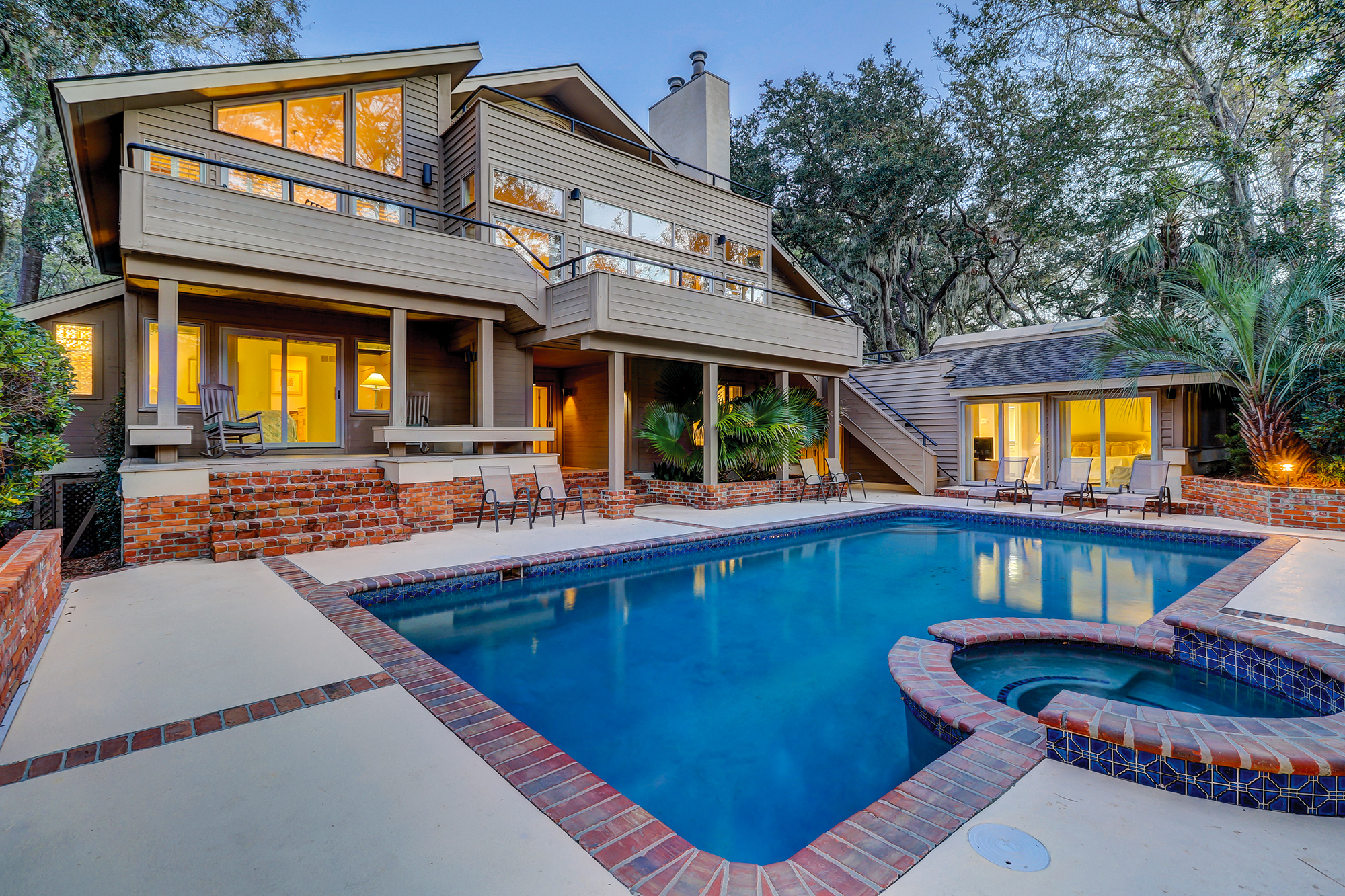 Sea Pines Beach Vacation Home With Pool & Hot Tub 10 Guests