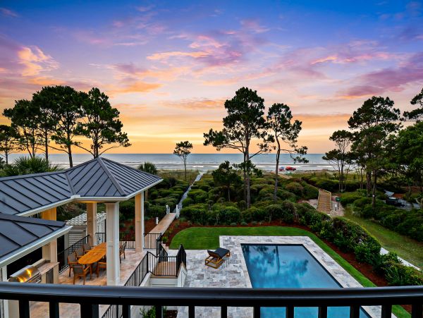 Hilton Head Ocean View House With Private Pool