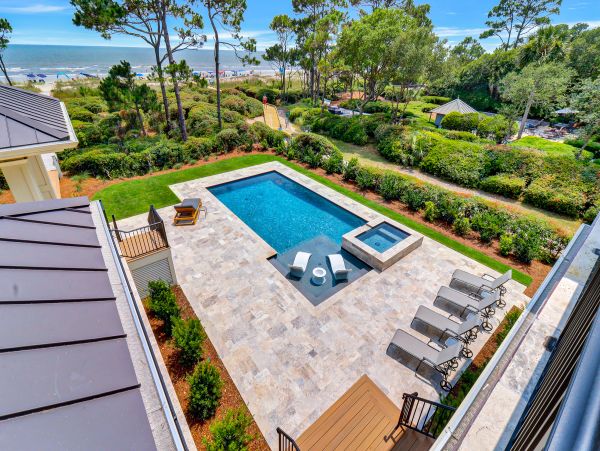 Hilton Head Ocean View House With Private Pool
