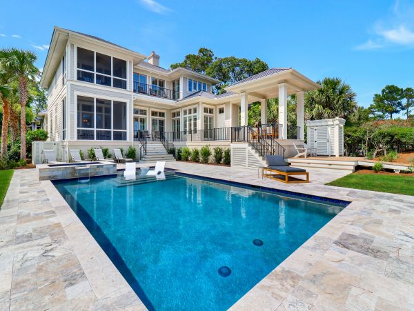 Hilton Head Ocean View House With Private Pool