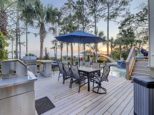 Hilton Head Ocean View Vacation Home with Private Pool
