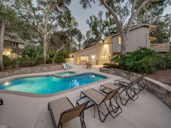Sea Pines Beach Vacation Home With Pool & Hot Tub 12 Guests