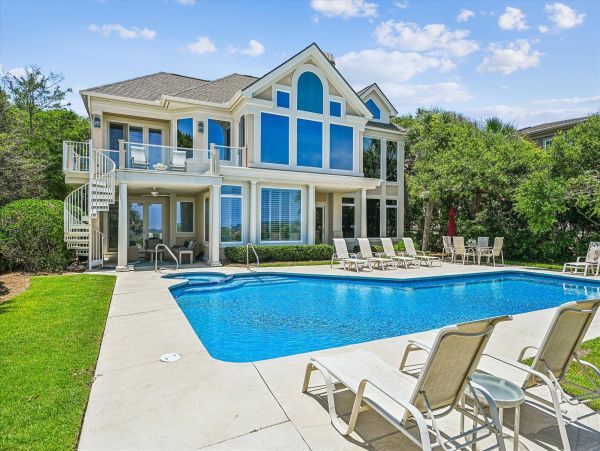 Hilton Head Oceanfront Vacation Rental with Private Pool - Luxury Coastal Home with Panoramic Views