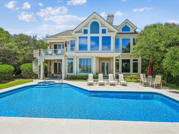 Hilton Head Oceanfront Vacation Rental with Private Pool - Luxury Coastal Home with Panoramic Views