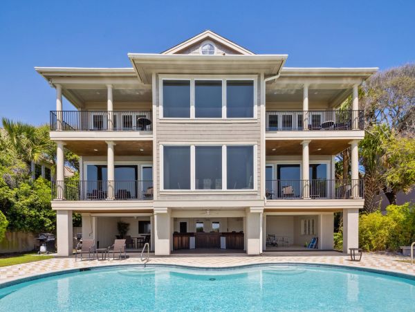 Luxury Beachfront Vacation Home In Hilton Head 24 Guests