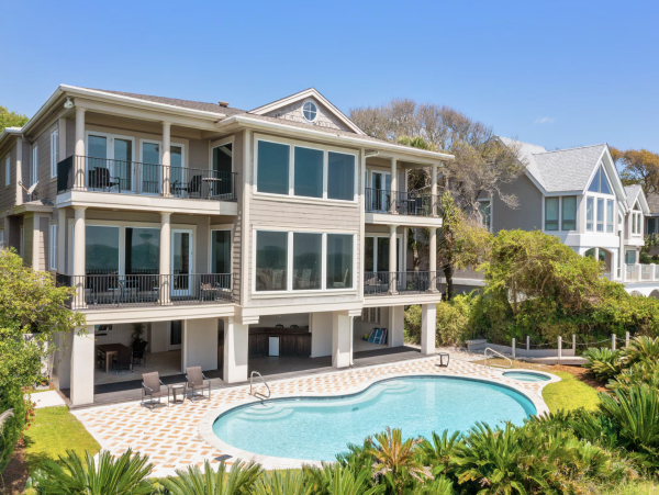 Oceanfront Eight-Bedroom Home With Pool in Hilton Head