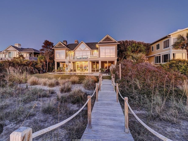 Luxury Beachfront Vacation Home In Hilton Head 22 Guests