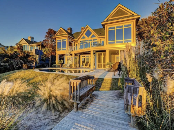 Luxury Beachfront Vacation Home In Hilton Head 22 Guests