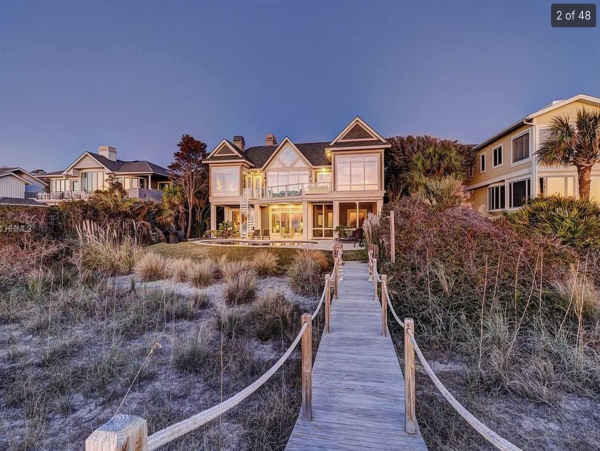 Luxury Beachfront Vacation Home In Hilton Head 22 Guests