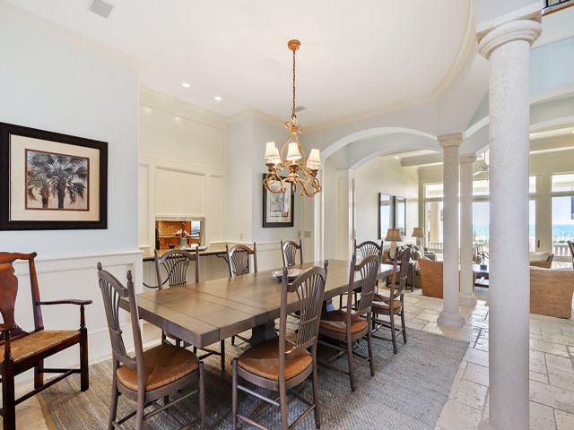Hilton Head Vacation Six Bedroom Vacation Home on Beach