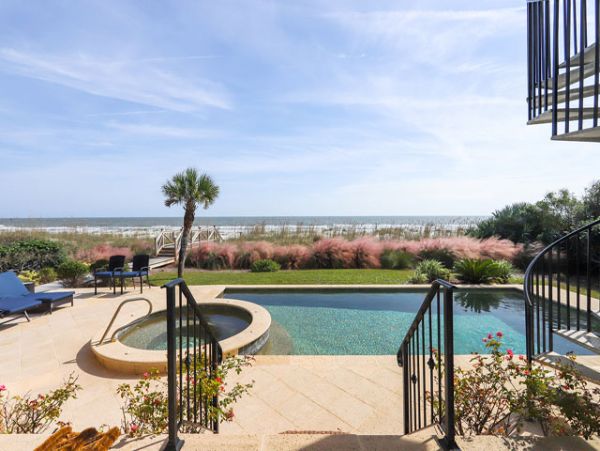 Hilton Head Vacation Six Bedroom Vacation Home on Beach