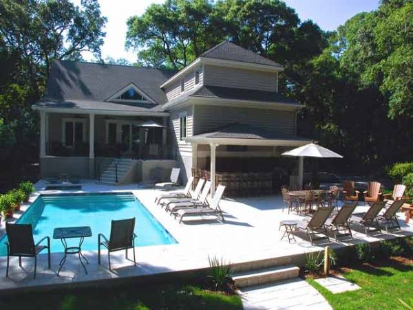 Hilton Head Vacation Pool Home Seven Bedrooms Walk To Beach