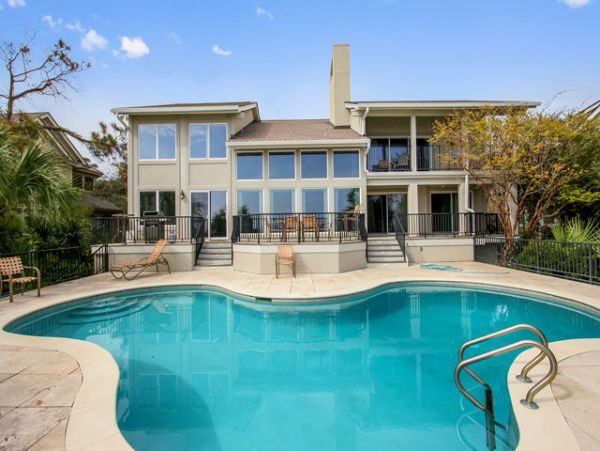 Stunning Oceanview 4-Bedroom Home with Pool in Hilton Head