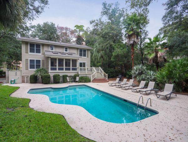 Hilton Head Walkt to Beach Four Bedroom Rental Home