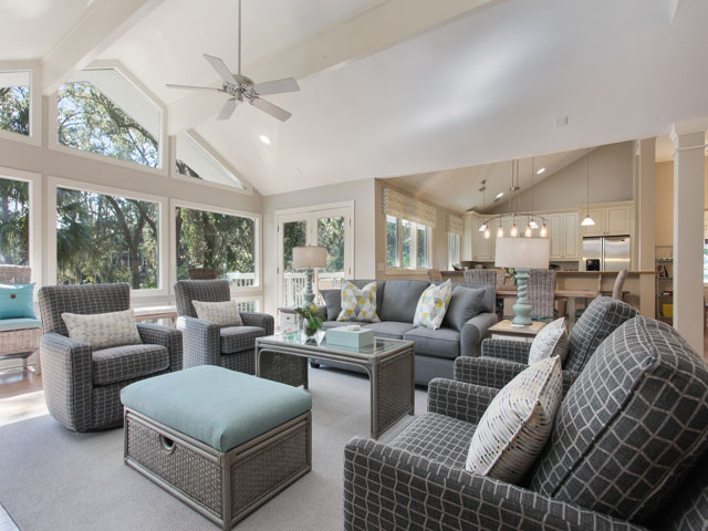 Five Bedrooms Lagoon View Rental Home in Hilton Head