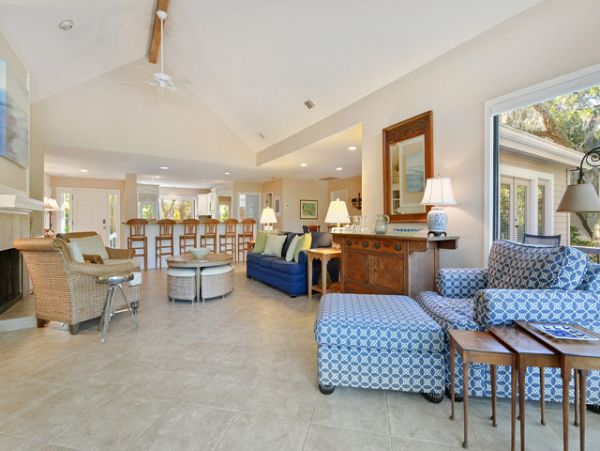 Walk to Beach Rental Home in Hilton Head with Lagoon View