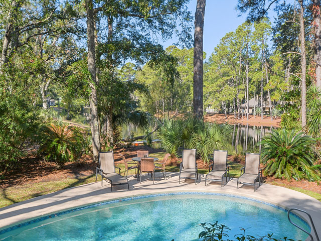 Walk to Beach Rental Home in Hilton Head with Lagoon View