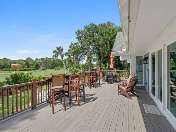Hilton Head Golf Course View Five Bedroom Rental Home