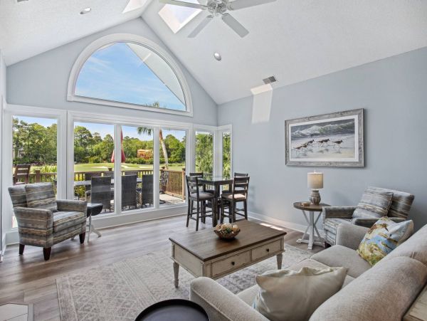 Hilton Head Golf Course View Five Bedroom Rental Home