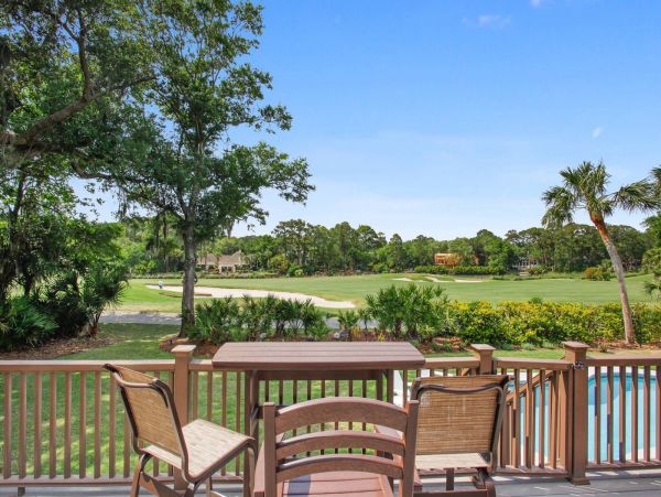 Hilton Head Golf Course View Five Bedroom Rental Home