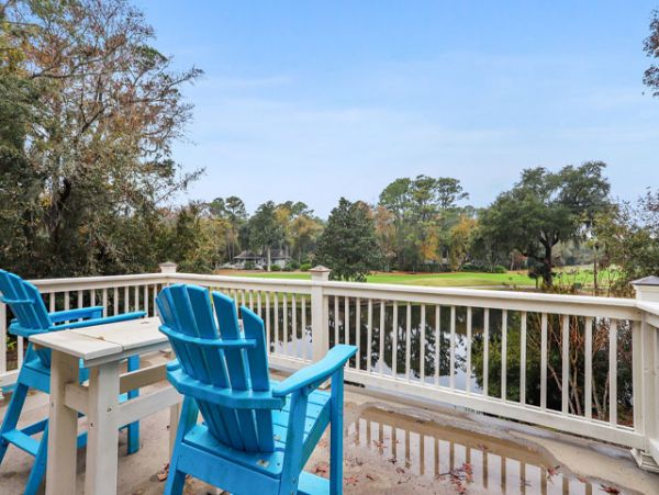 Golf Course View Five Bedroom Rental Home in Hilton Head