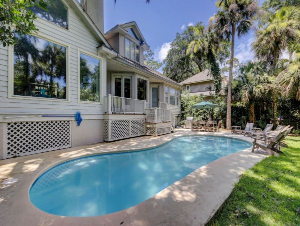 Hilton Head 5 Bedroom Pool Home Sleeps 16 Golf Views
