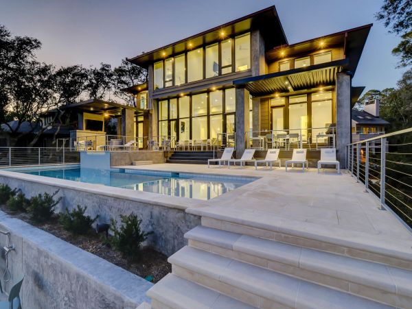 On Beach Hilton Head Vacation Pool Home Six Bedroom
