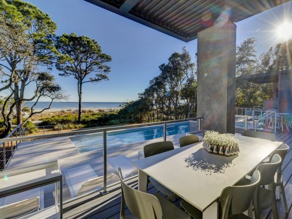 On Beach Hilton Head Vacation Pool Home Six Bedroom