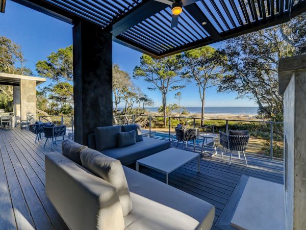 On Beach Hilton Head Vacation Pool Home Six Bedroom
