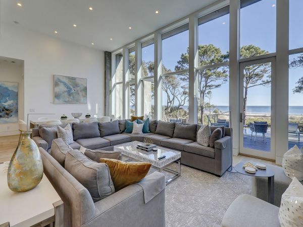 On Beach Hilton Head Vacation Pool Home Six Bedroom