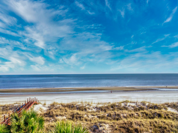 Luxury Hilton Head Oceanfront Retreat with Private Beach Access & Pool