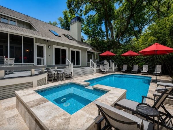 5 Bedroom Palmetto Dunes Vacation Rental with Pool and Spa