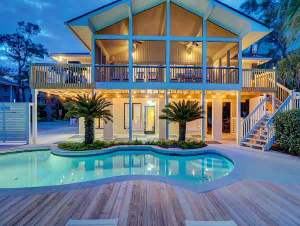 Oceanfront Vacation Home With Private Pool in Hilton Head