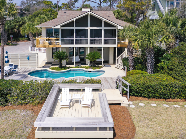 Oceanfront Vacation Home With Private Pool in Hilton Head