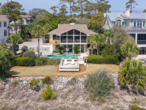 Oceanfront Vacation Home With Private Pool in Hilton Head