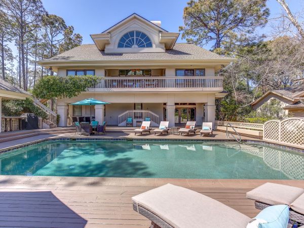Steps to the Beach Vacation Home in Hilton Head 5 Bedrooms