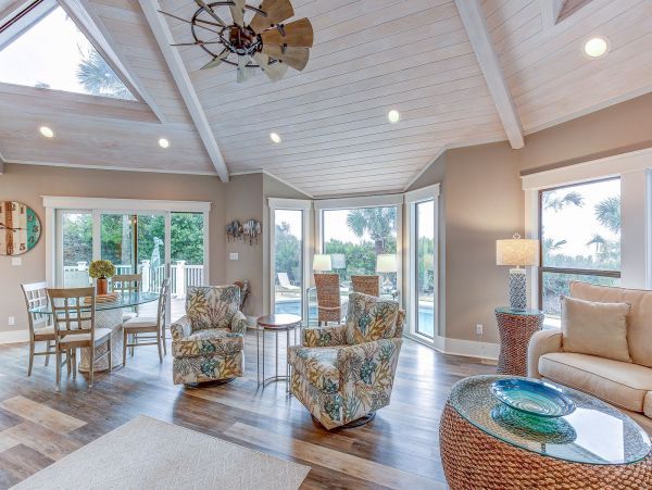 Spacious Bright 4 Bdrm Oceanfront Home with Pool Hilton Head