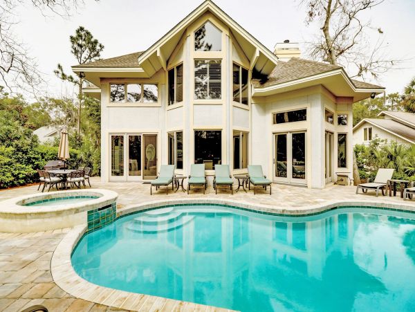 Hilton Head Vacation Home with Private Pool & Lagoon Views