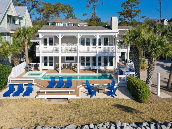 Hilton Head Seven Bedroom Luxury Vacation Home Private Pool