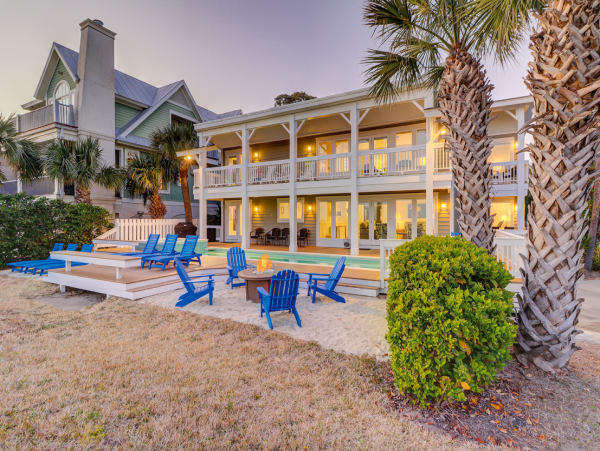 Hilton Head Seven Bedroom Luxury Vacation Home Private Pool