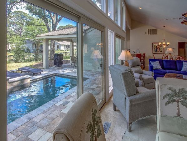 Hilton Head Charming One Level Home Private Pool 3 Bedrooms