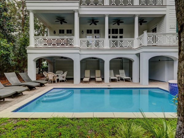 Hilton Head Luxury Vacation Pool Rental 6 Bedrooms Elevator