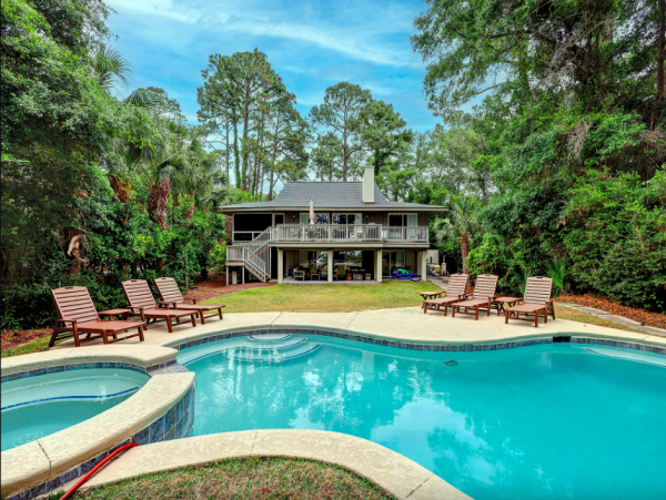 Luxurious Hilton Head Escape with Pool, Spa & Convenient Beach Access