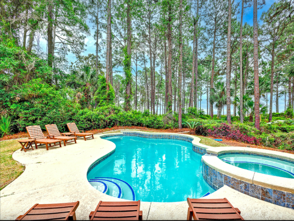 Luxurious Hilton Head Escape with Pool, Spa & Convenient Beach Access