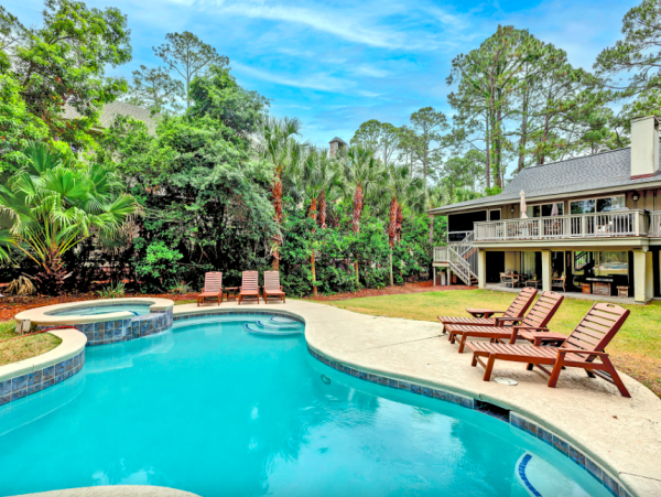 Luxurious Hilton Head Escape with Pool, Spa & Convenient Beach Access