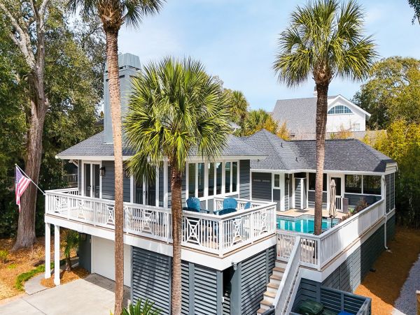 Hilton Head Beach Rental Luxury 5-Bedroom Home with Heated Pool