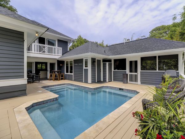 Hilton Head Beach Rental Luxury 5-Bedroom Home with Heated Pool