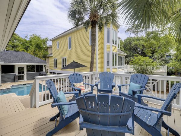 Hilton Head Beach Rental Luxury 5-Bedroom Home with Heated Pool