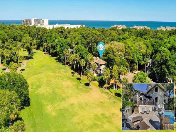 PALMETTO DUNES 4 BEDROOM POOL HOME ON GOLF COURSE