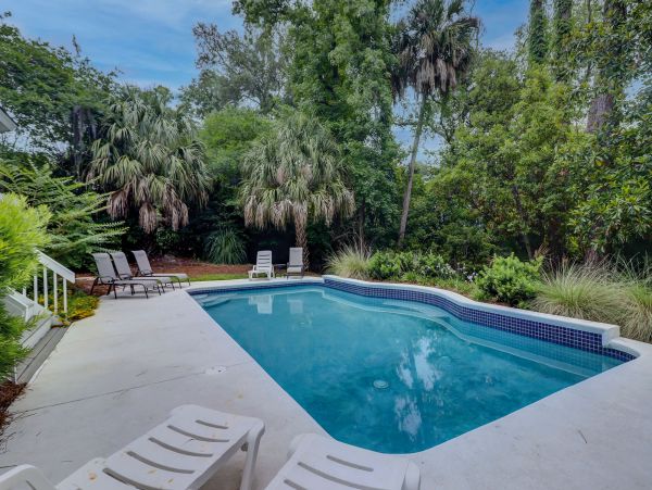 Walk to Beach Hilton Head Vacation Pool Home Five Bedrooms